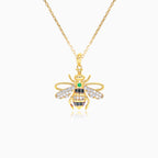 Pendentif abeille couleur or