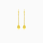 Boucles d’oreilles pendantes à fermoir lever back en or jaune