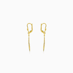 Pendientes de oro en forma de gota con filigrana