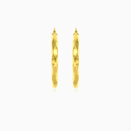 Creole aus Gelbgold mit Hochglanzpolitur