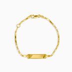 Řetízkový náramek s matnou destičkou