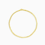 Jemný zlatý pancířový náramek