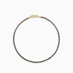 Náramek ze žlutého zlata s černým onyxem