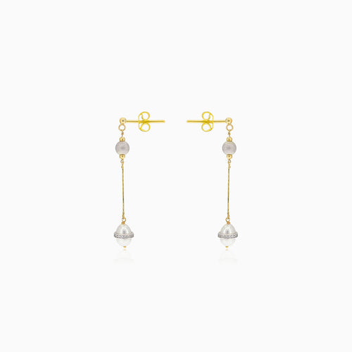 goldene-ketten-ohrringe-mit-perlen