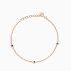 Pozlacený stříbrný náramek s onyxy