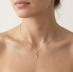 Gelbgold-Schlüsselanhänger