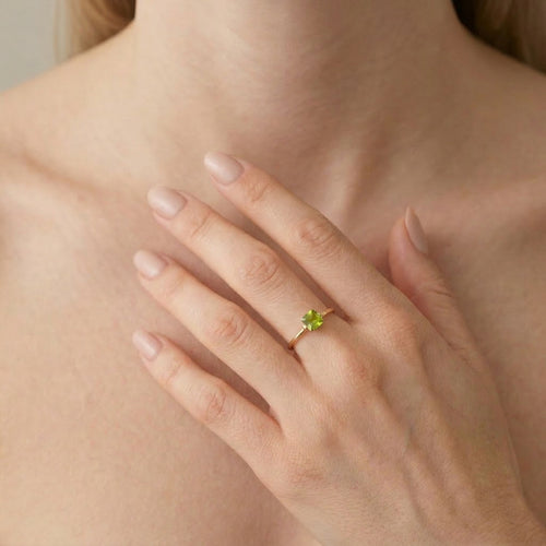 Regaler Edelstein Quadrat-Delight-Ring