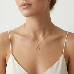 Pendentif fer à cheval en or