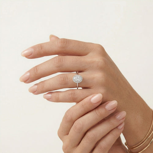 Dámský stříbrný prsten s kubickými zirkony