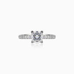 Accent white gold ring