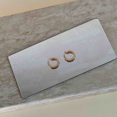 Boucles d'oreilles créoles grecques en or