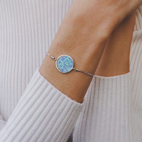 Náramek s opálovým stromem života