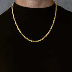 Gold vermeil rope chain