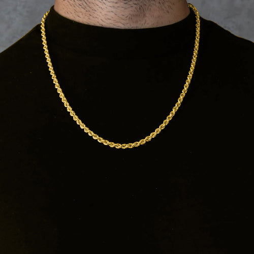 Gold vermeil rope chain