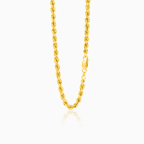 Gold vermeil rope chain
