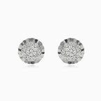 Stříbrné náušnice tvar Lunety