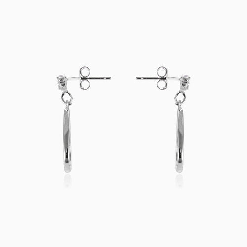 Cubic-Zirkonia-im-Kreis-Ohrringe