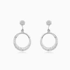 Dangling circle earrings