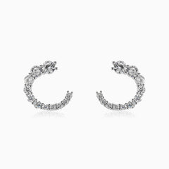 Semi circle earrings