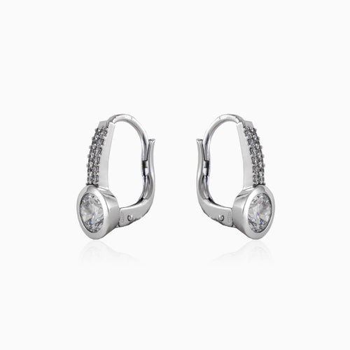 Pendientes de oro blanco Fantasía