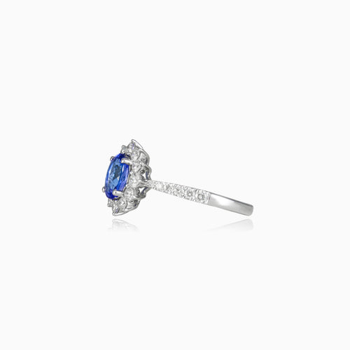 Bague royale en tanzanite
