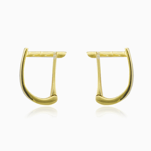 Minimalist gold earrings