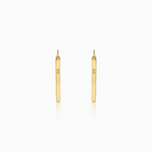 Boucles d'oreilles créoles grecques en or