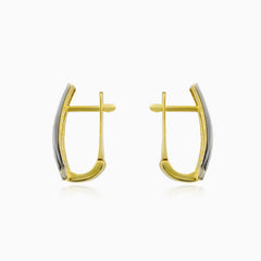 Kubische Gold-Ohrringe