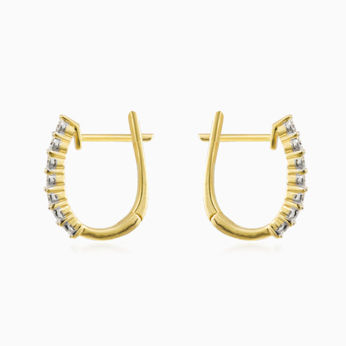 Jednořadé diamantové náušnice