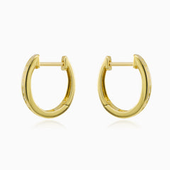 Diamond hoop earrings