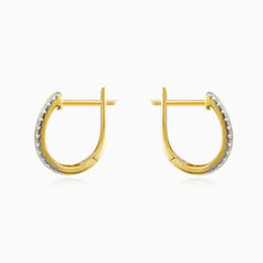 Pendientes de oro y diamantes