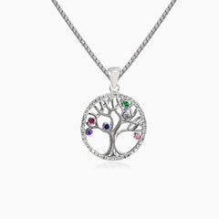 Árbol de la vida colorido con halo