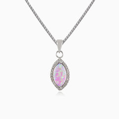 Colgante de ópalo rosa marquesa