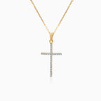 Přívěsek křížek s kubickou zirkonií