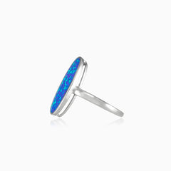 Bague longue en opale