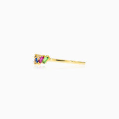 Statement-Multicolor-Goldring