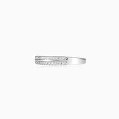 Classic two lines band ring