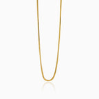 Pozlacený hadí řetízek