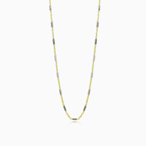 Link bar gold chain