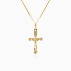 Decorative gold cross