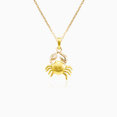 Zlatý přívěsek znamení raka