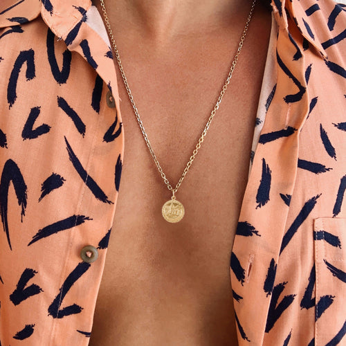 Detaillierter Anhänger der Prager Skyline