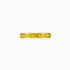 Bague en saphir jaune