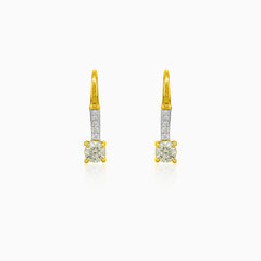 Náušnice s diamanty, visací styl