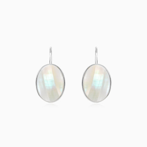 Pendientes de nácar en oro blanco