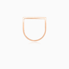 Dámský prsten z růžového zlata