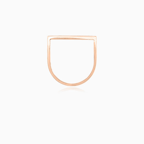 Dámský prsten z růžového zlata