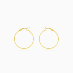 Créoles classiques en or pour femme