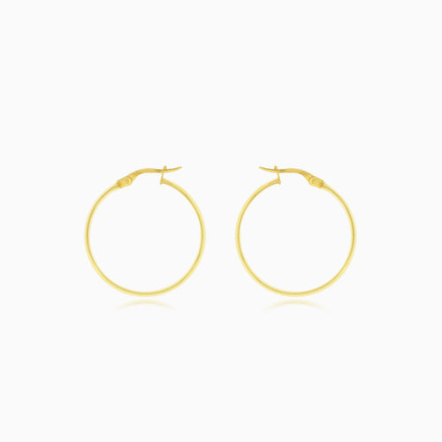 Créoles classiques en or pour femme