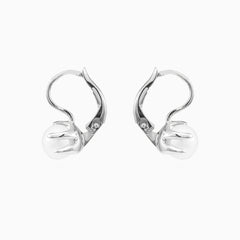Boucles d'oreilles pendantes pour femme avec perle uniques